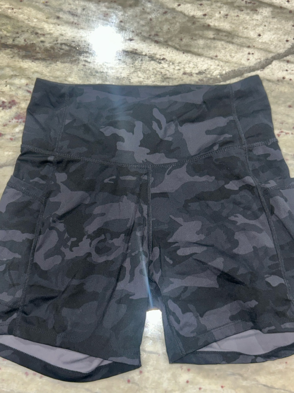 Camouflage biker Shorts